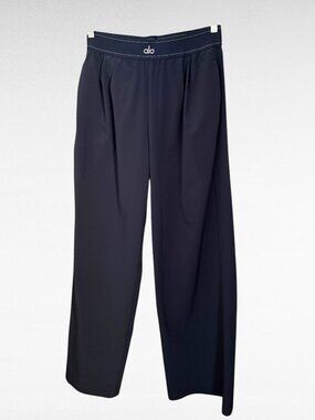 Alo Navy Suit Up Trousers - Medium